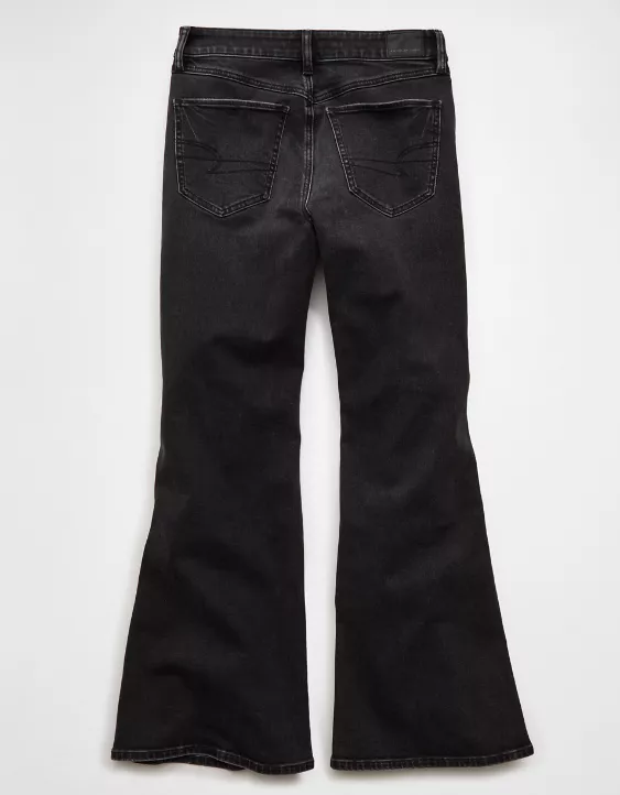 AE Stretch High-Waisted Flare Jean - Image 4