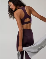 OFFLINE By Aerie Goals Gloss High Neck Sports Bra