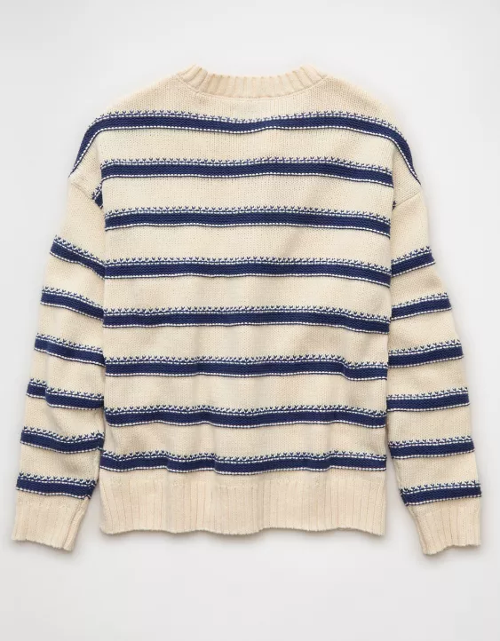 AE Striped Crew Neck Sweater - Image 3