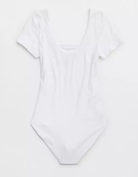 SMOOTHEZ Short Sleeve Square Neck Bodysuit - Image 5