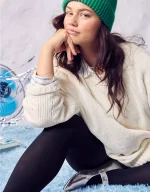 Aerie Like Candy Crew Sweater