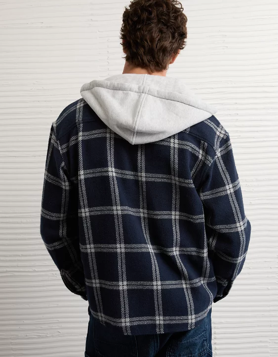 AE Hooded Flannel Shirt - Image 2