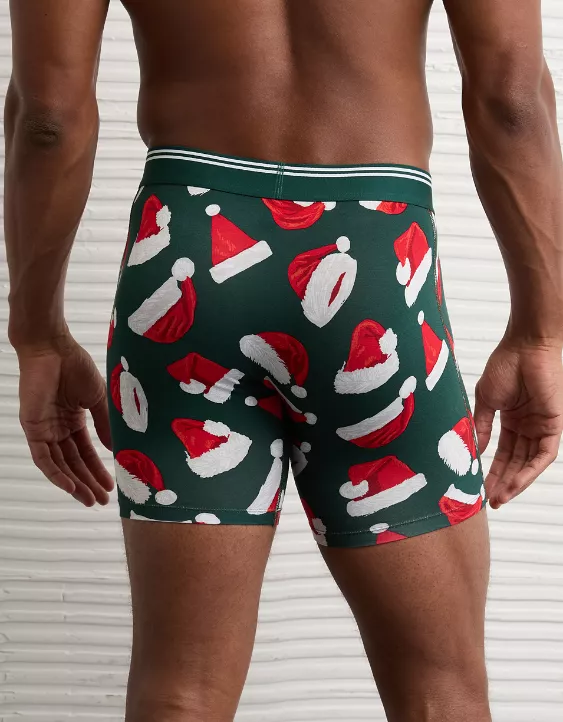 AEO Men's Santa Hat 6" Ultra Soft Boxer Brief - Image 2