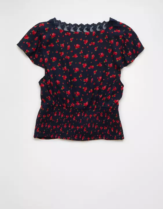 AE Lace Trim Blouse - Image 4