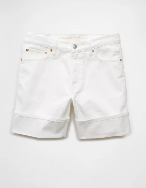 AE 6" Strigid Super High-Waisted Relaxed Denim Short - Image 3