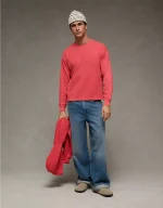 AE Boxy Washed Thermal Shirt