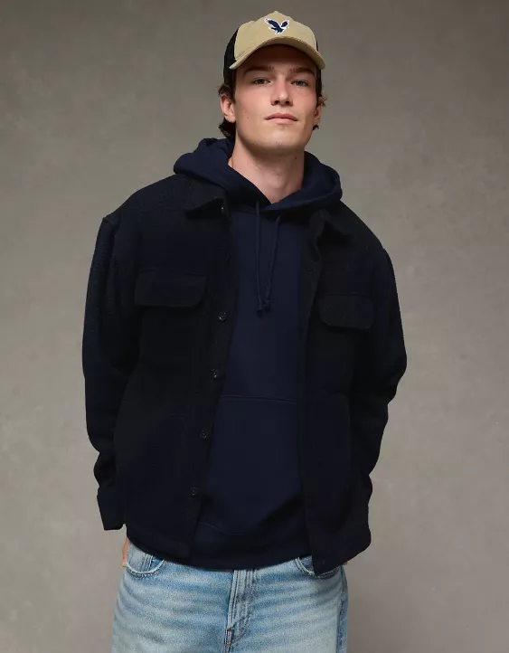 AE Textured Overshirt - Image 6