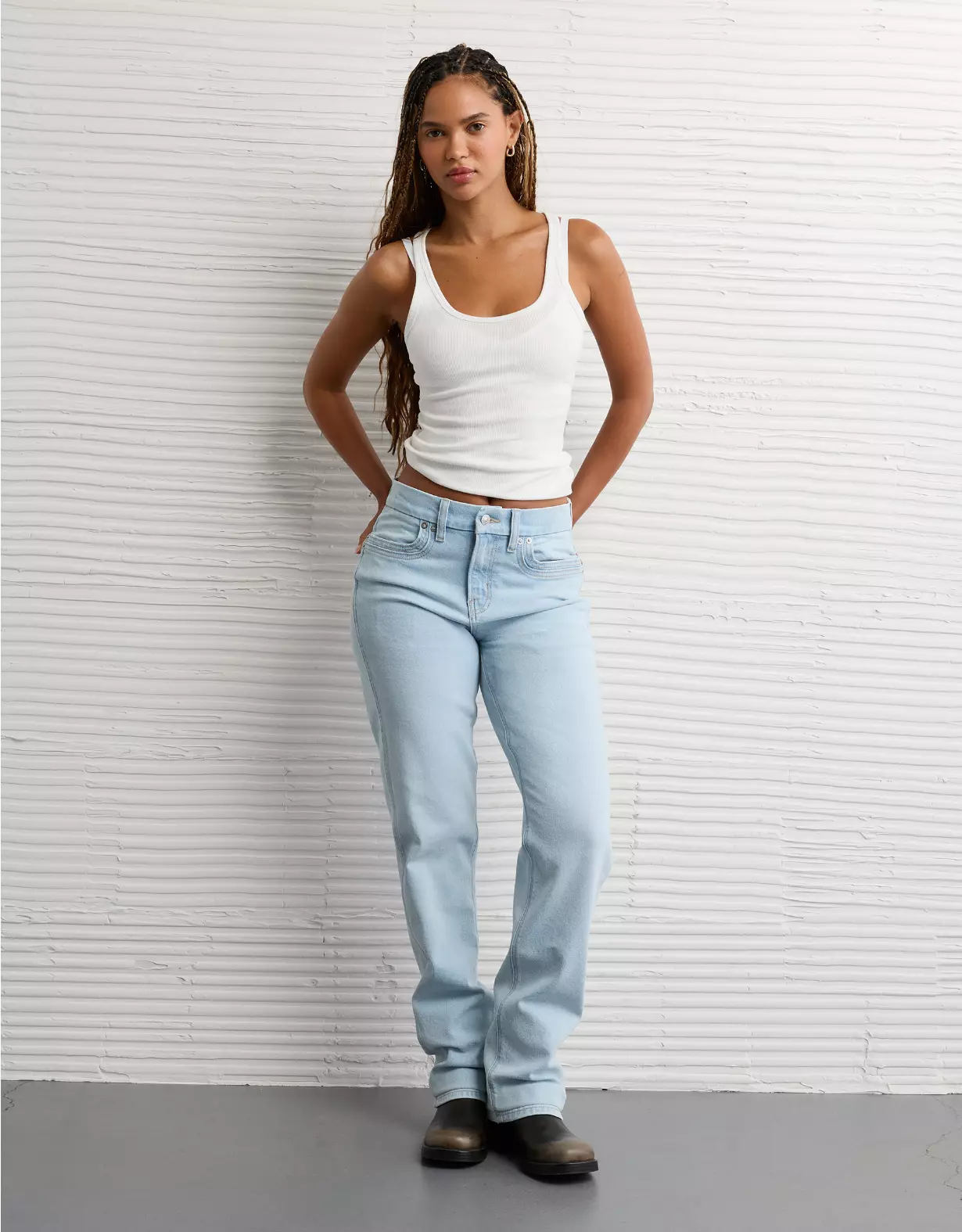 AE Stretch Curvy Straight Jean