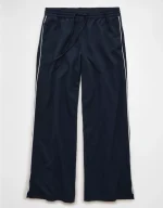 AE Stretch Low Rise Wide-Leg Track Pant