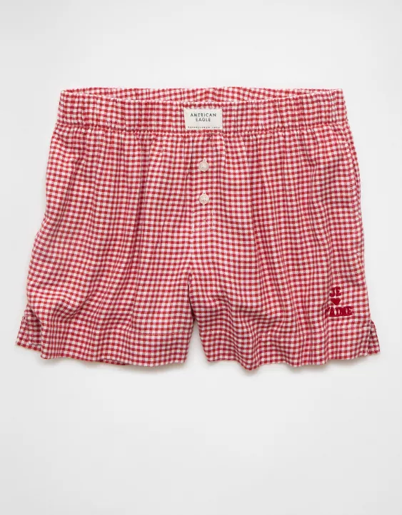 AE Flannel Boxer Sleep Short - Image 3
