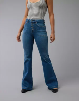 AE Next Level Super High-Waisted Flare Jean