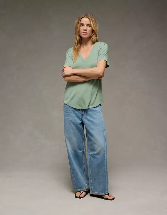 AE Soft & Sexy V-Neck T-Shirt - Image 5