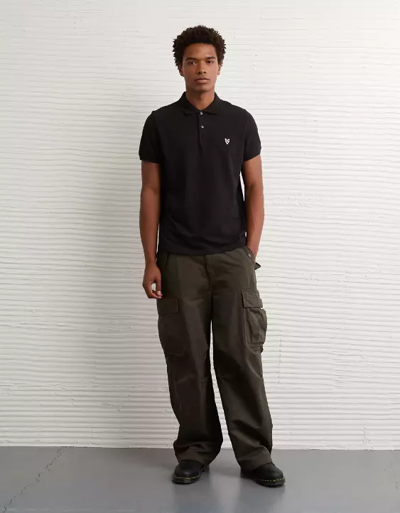 AE Lived-In Slim Fit Pique Polo Shirt - Image 5