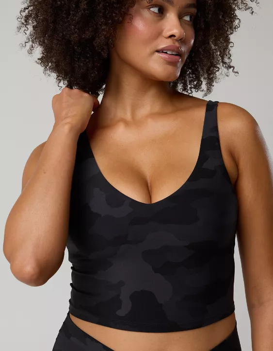 OFFLINE By Aerie Real Me Low Key Longline Sports Bra - Image 2