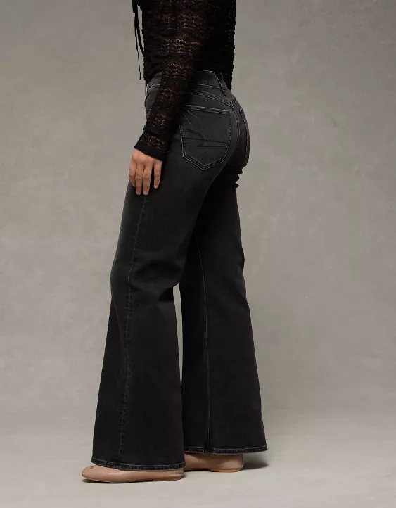 AE Stretch High-Waisted Flare Jean - Image 5