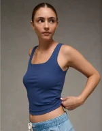 AE Square Neck Plush Tank Top