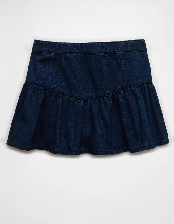 AE High-Waisted Pleated Mini Skirt - Image 4