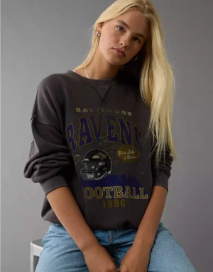NFL Baltimore Ravens Crew Neck Sweatshirt