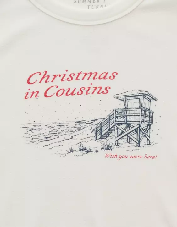 AE x The Summer I Turned Pretty Graphic Baby Tee - Image 6