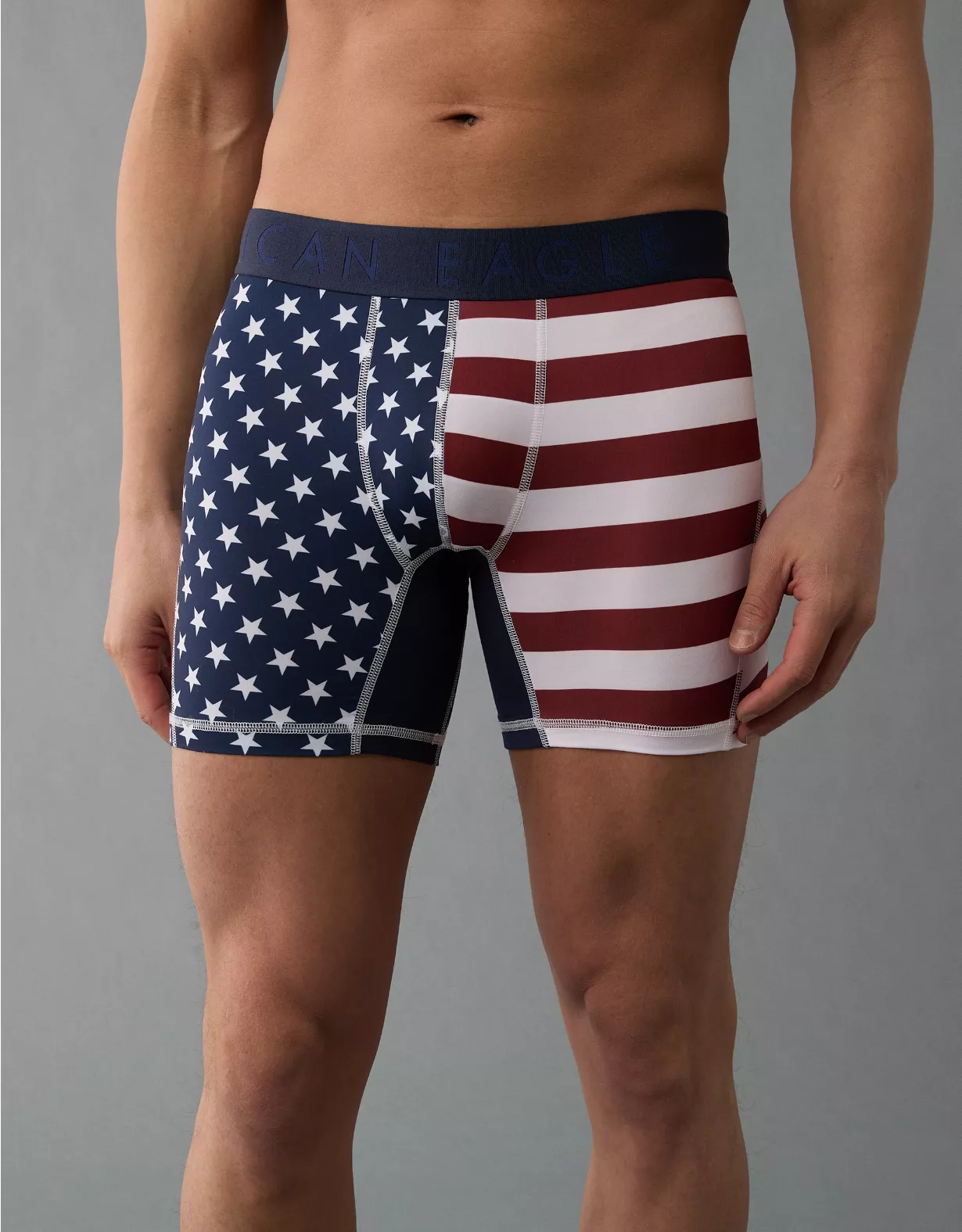 AEO Men's Stars & Stripes 6" Classic Boxer Brief