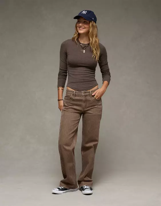 AE Long Sleeve Cozy Crew Neck T-Shirt - Image 5