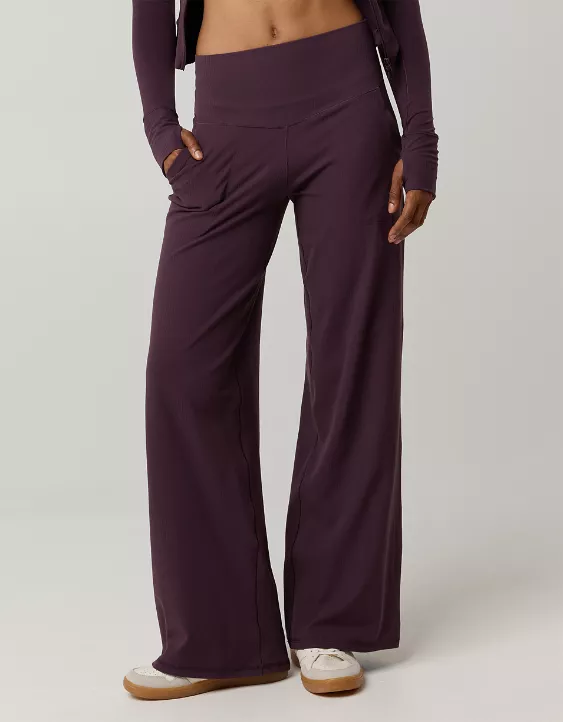OFFLINE By Aerie Real Me XTRA Ribbed High Waisted Trouser - Image 2
